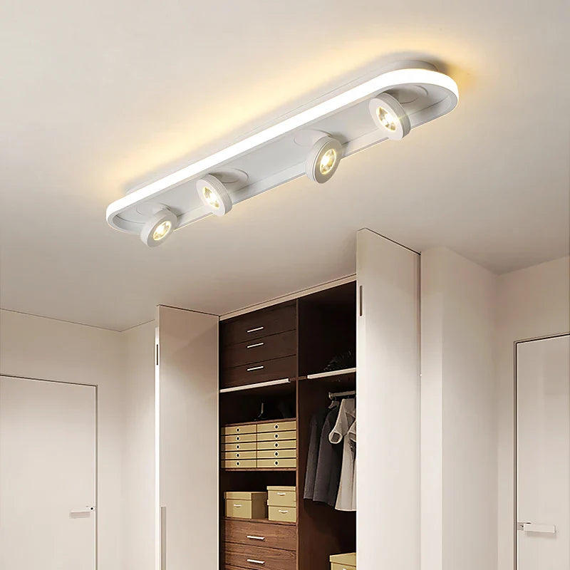 Adjustable Ceiling Spot Light for Living Room Bedroom, by Econiko. Ideal for Track Lighting in Cloth Shop.