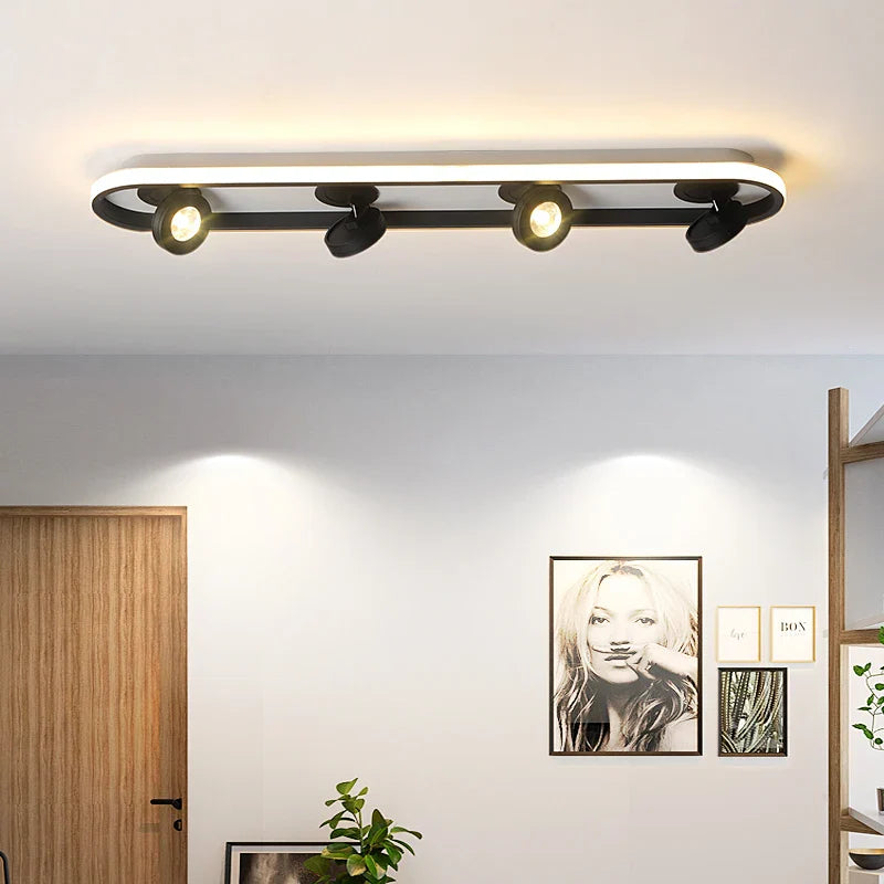 Adjustable Ceiling Spot Light for Living Room Bedroom, by Econiko. Ideal for Track Lighting in Cloth Shop.