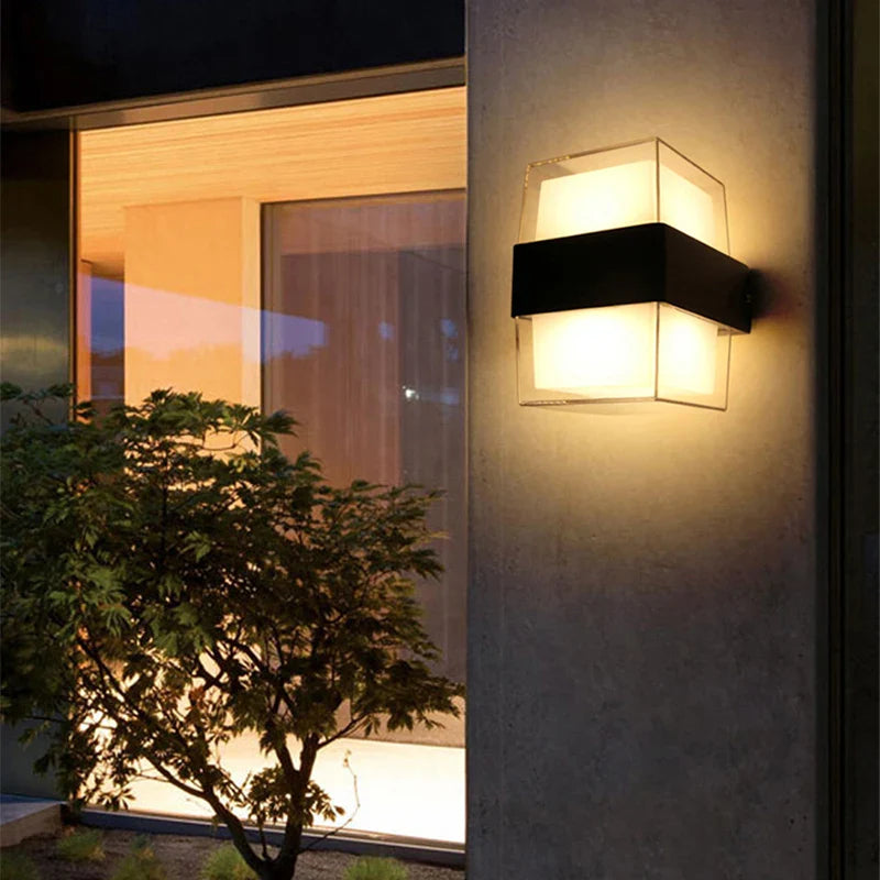 Econiko Modern Simplicity LED Wall Lamp for Indoor/Outdoor Lighting Fixture