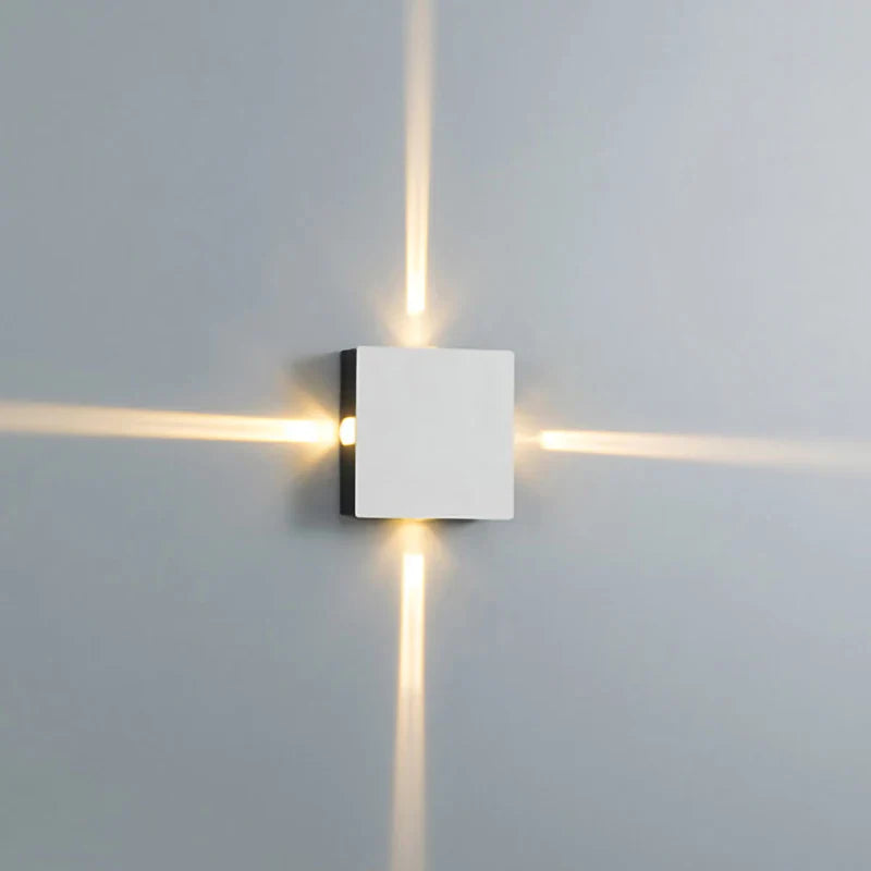 LED Wall Lamp with Cross Light Effect for Indoor Decoration - Econiko