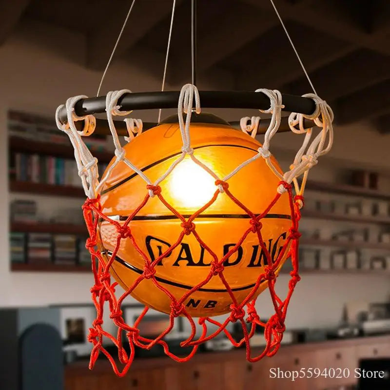 Acrylic Basketball Pendant Lights Hanging Lamp Home Deco Kitchen Living Room Bedroom Econiko