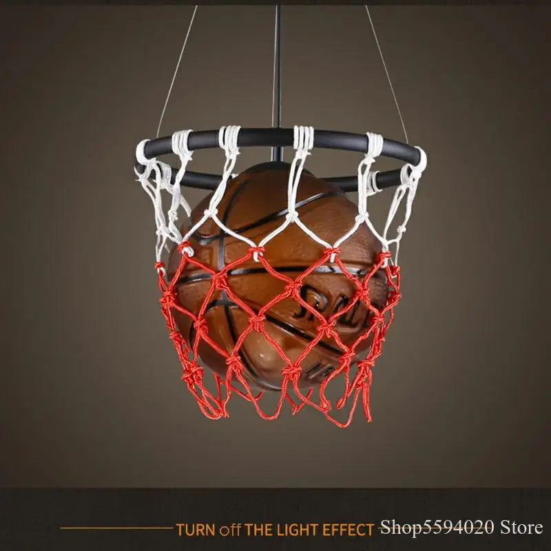 Acrylic Basketball Pendant Lights Hanging Lamp Home Deco Kitchen Living Room Bedroom Econiko