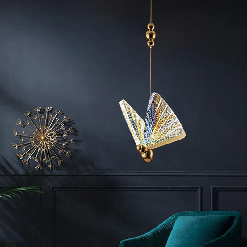 Econiko Butterfly Nordic LED Pendant Lights Modern Chandeliers for Home Decor & Indoor Lighting