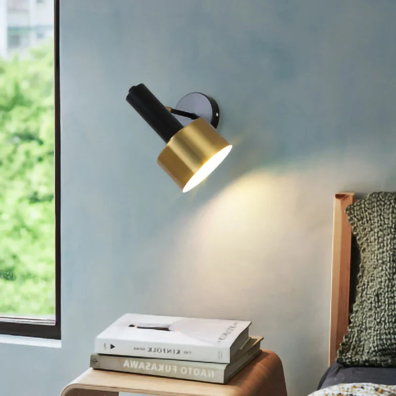 Nordic LED Wall Lamp E27 Sconce Light Gold Black Indoor Lighting for Home Decor - Econiko