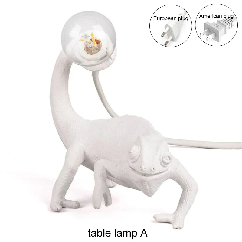 Econiko Chameleon LED Table Lamp for Children's Room and Bedroom