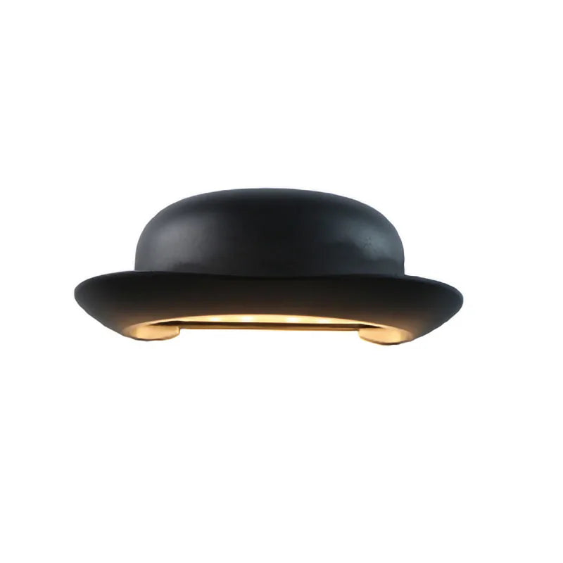 Econiko Hat Shape LED Wall Lamp Nordic Modern Waterproof Indoor Outdoor Sconce