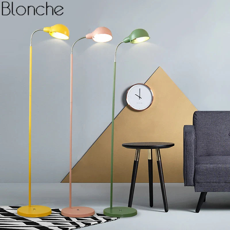 Adjustable Multicolor LED Floor Lamp for Living Room Bedroom Study by Econiko