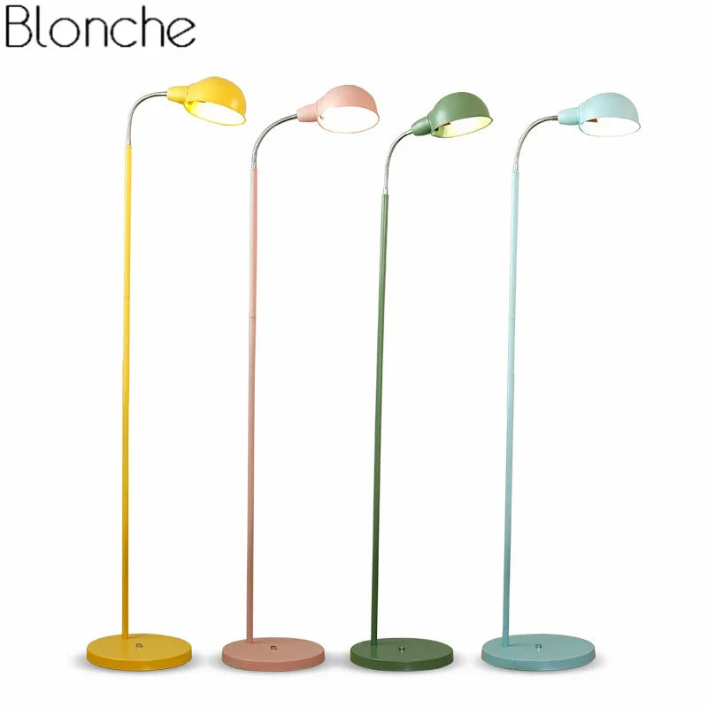 Adjustable Multicolor LED Floor Lamp for Living Room Bedroom Study by Econiko