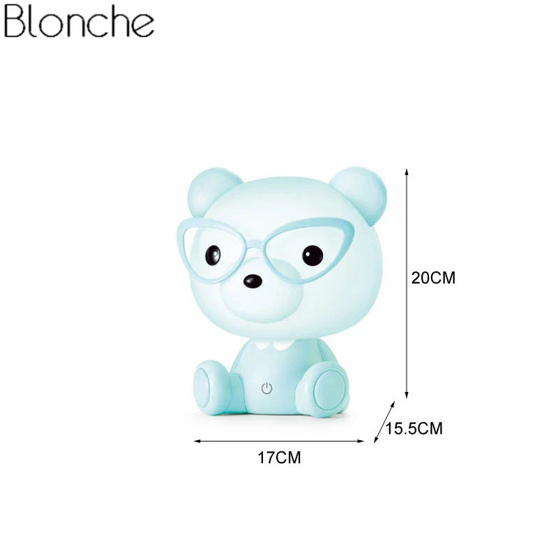 Bear Lamp Kids LED Night Light Econiko Mini Table Lamp Birthday Gift