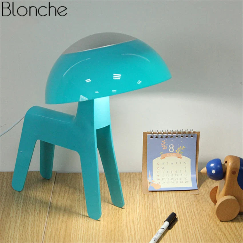 ABS Horse Table Lamp Cartoon Led Desk Light Econiko Children's Room Night Light