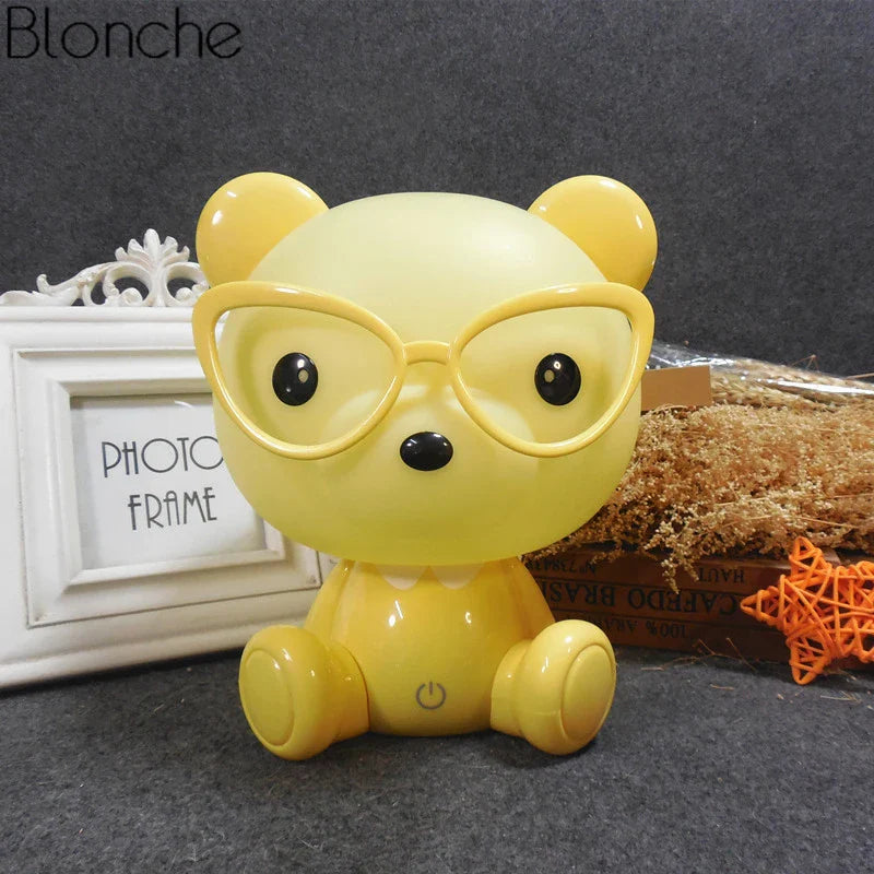 Bear Lamp Kids LED Night Light Econiko Mini Table Lamp Birthday Gift