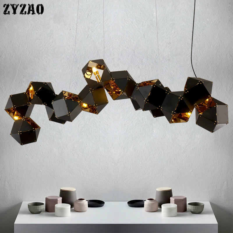 Circular Design Pendant Lights by Econiko - Modern Metal Hanging Lamps for Home Decor