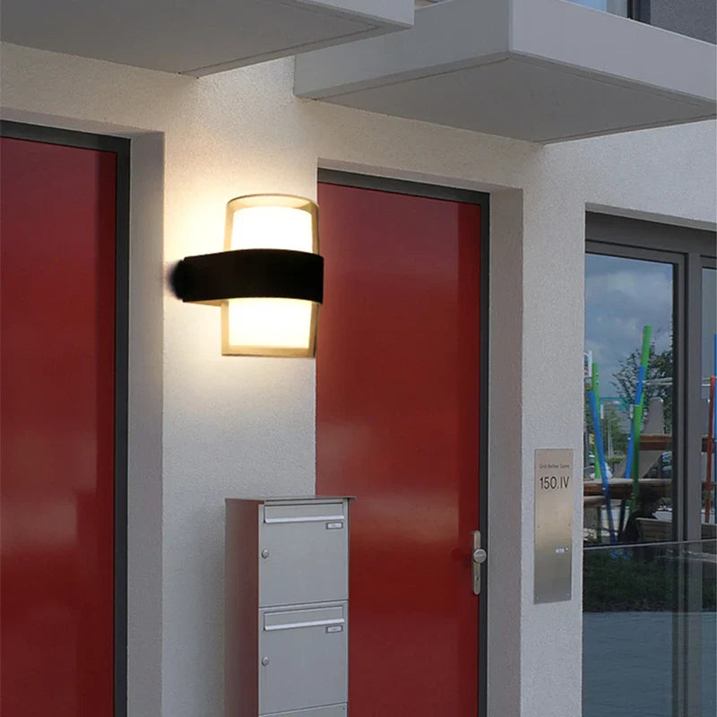 Econiko Modern Simplicity LED Wall Lamp for Indoor/Outdoor Lighting Fixture