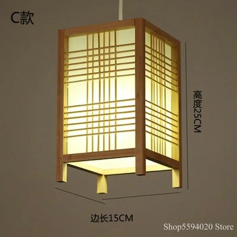 Bamboo Chandelier Lights by Econiko - New Chinese Zen Lamps for Restaurant and Bedroom