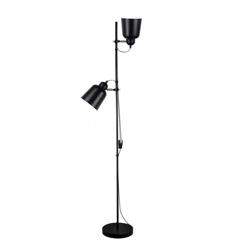 Adjustable 2-Light Floor Lamp for Living Room Decor by Econiko - Indoor Lighting