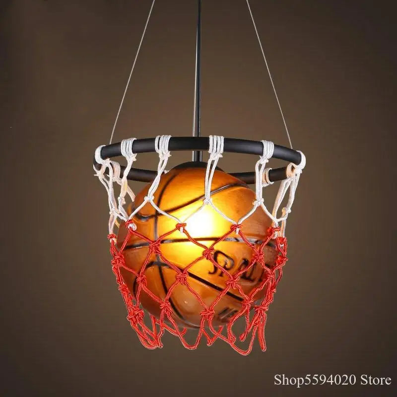 Acrylic Basketball Pendant Lights Hanging Lamp Home Deco Kitchen Living Room Bedroom Econiko