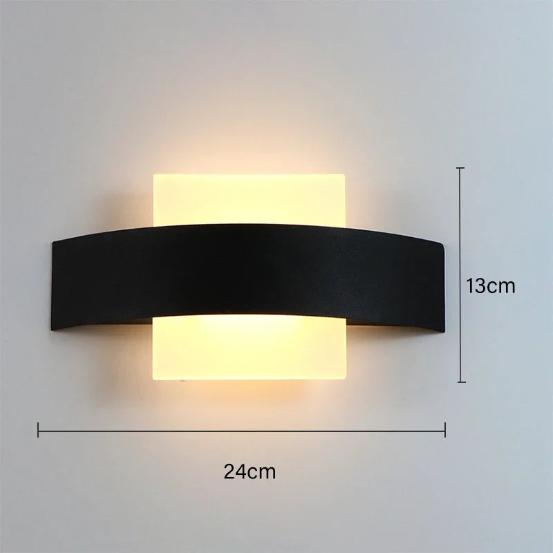 Econiko LED Acrylic Wall Lamp for Bedroom Living Room Stairs Lighting