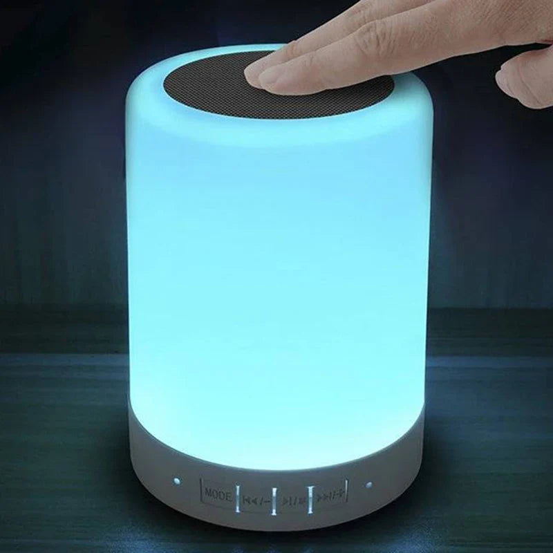 Econiko LED Night Light Speaker Lamp: Smart, Colorful, Indoor/Outdoor Lighting