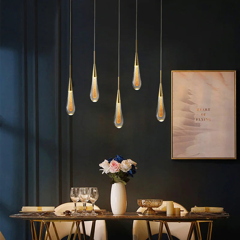 Econiko Nordic LED Drop Pendant Lights Chandelier for Home Decor & Indoor Lighting