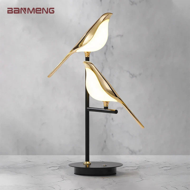 LED Magpie Desk Lamp for Home Decor Econiko - Study Bedroom Indoor Lighting