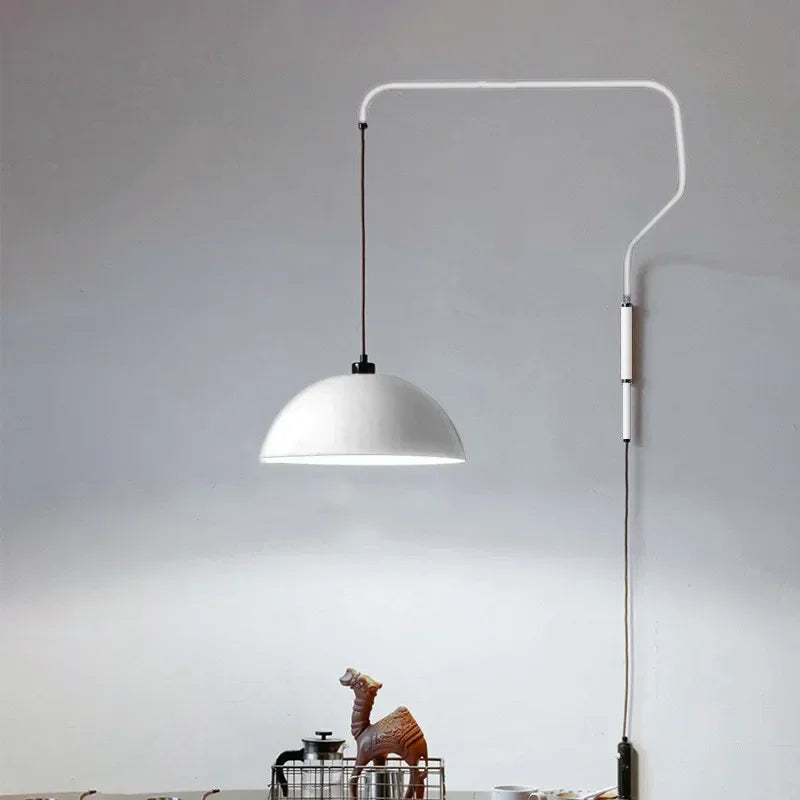 Adjustable Arm Nordic Pendant Light for Kitchen Island, Bedside Wall Lamp by Econiko