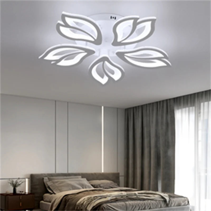 Acrylic LED Chandelier Ceiling Light by Econiko - Modern Nordic Design for Living Room