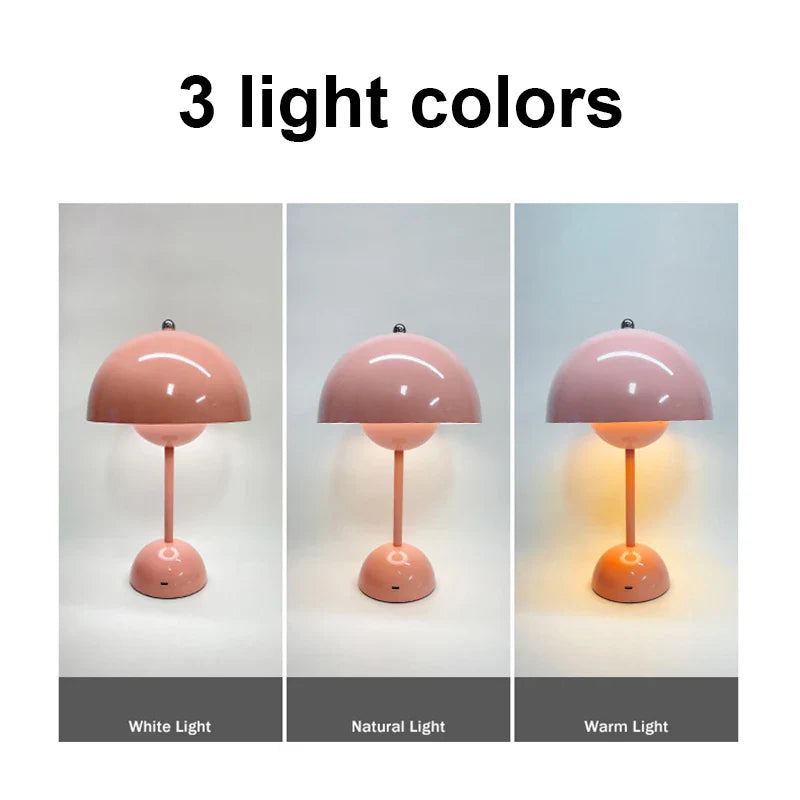 LED Table Lamp Nordic Desk Light Night Light for Bedroom Living Room, Econiko Decor