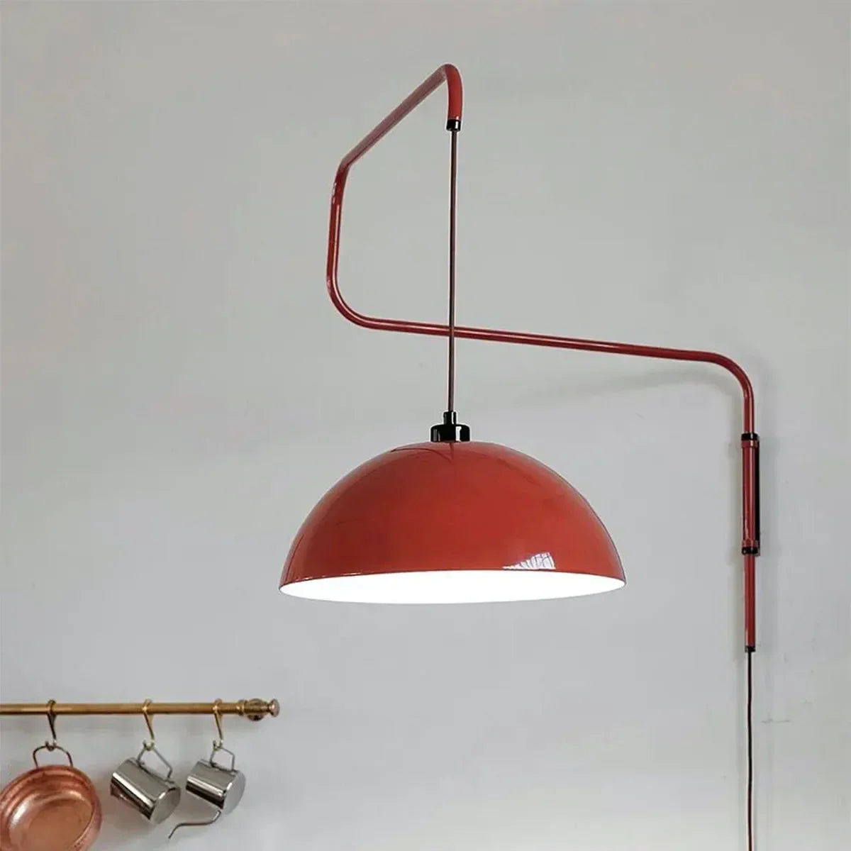 Adjustable Arm Nordic Pendant Light for Kitchen Island, Bedside Wall Lamp by Econiko