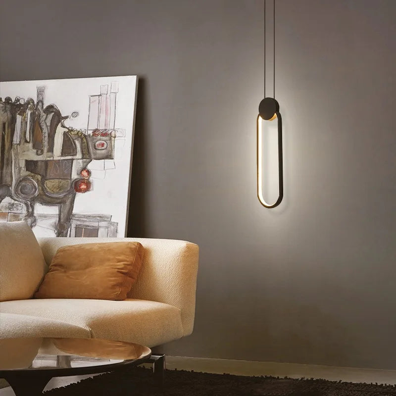 Adjustable LED Pendant Light for Home Decoration by Econiko - Modern Minimalist Chandelier