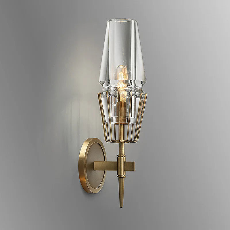 Nordic Postmodern Glass Wall Lamp by Econiko - Elegant Wall Sconce for Home Lighting