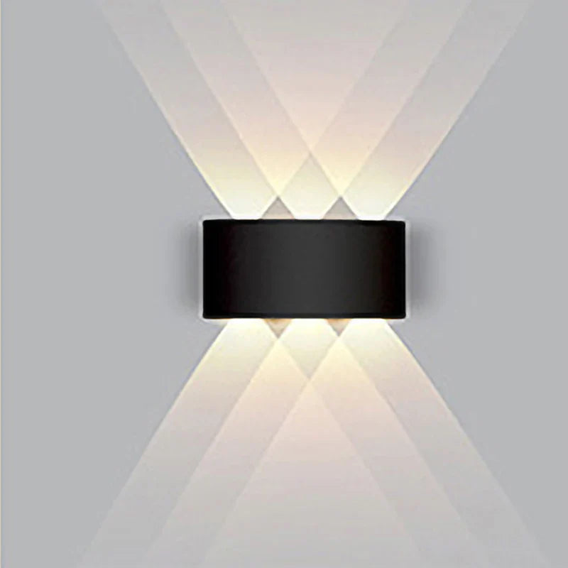 LED Wall Lamp Nordic Plastic Indoor Lighting Econiko Up Down Fixture for Living Room