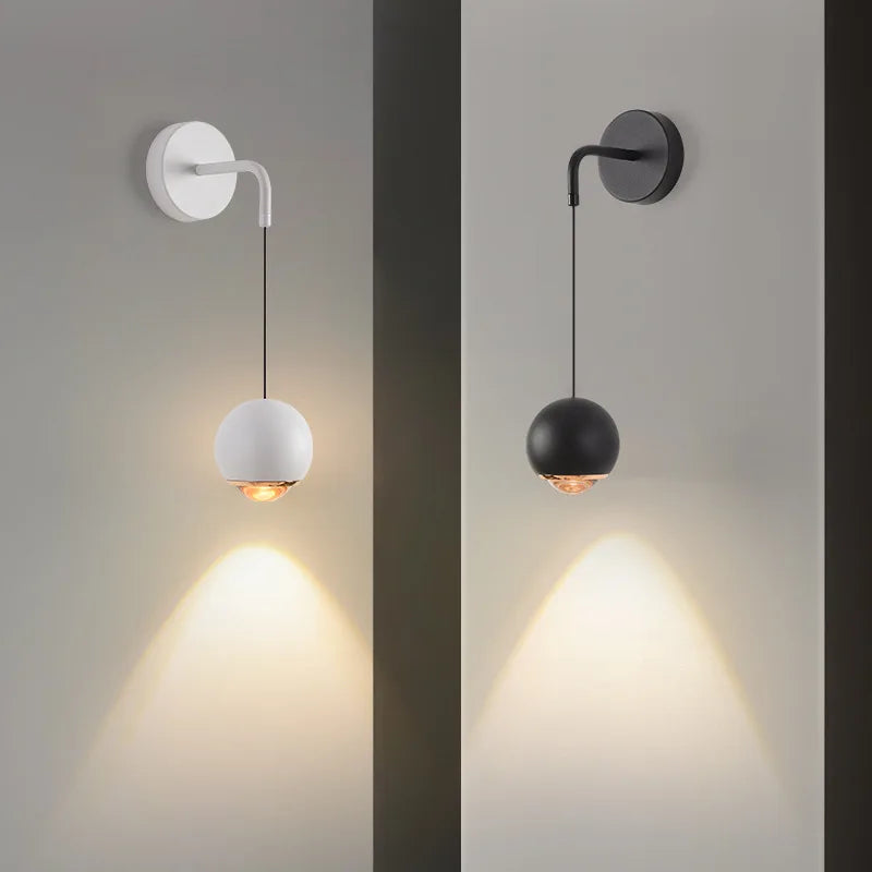 Nordic LED Wall Lamp: Modern Indoor Lighting Sconces for Bedroom, Living Room, Hotel by Econiko