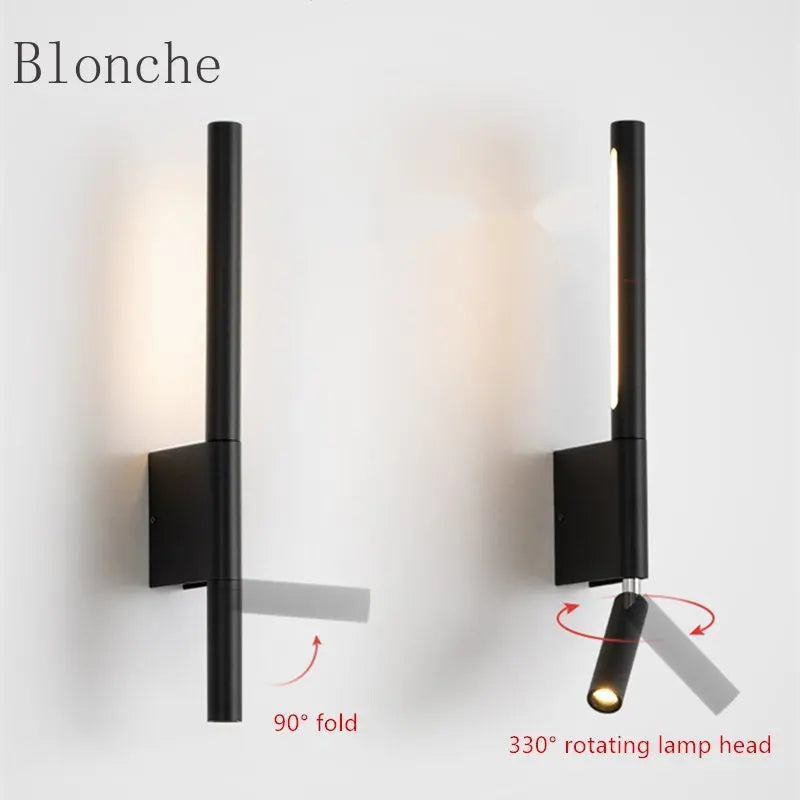 Adjustable LED Wall Sconces Bedside Lamp for Reading Light - Econiko Brand