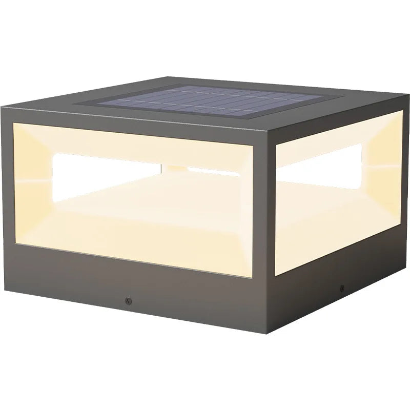 Econiko Solar Square LED Wall Lamp for Outdoor Home Decor Lighting