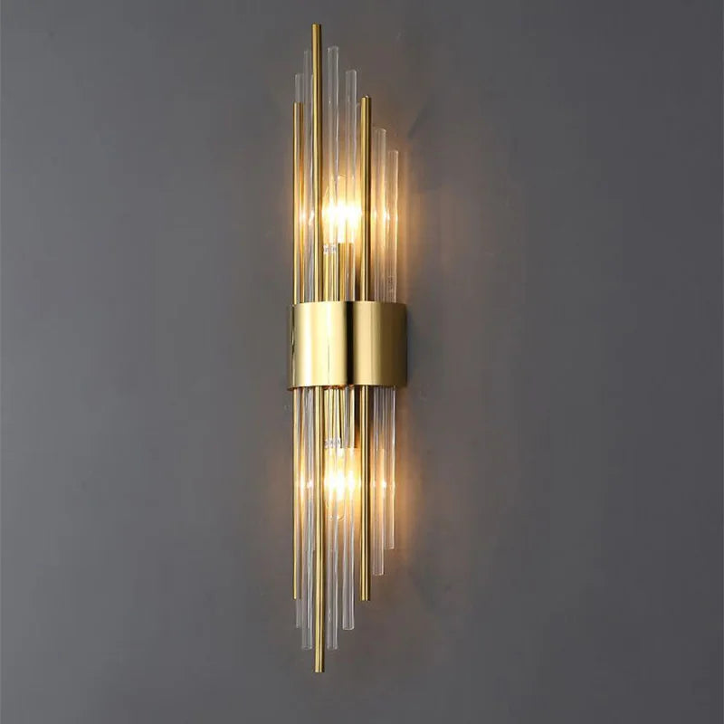 Econiko Crystal LED Wall Sconce Modern Luxury Indoor Lighting for Home Decor