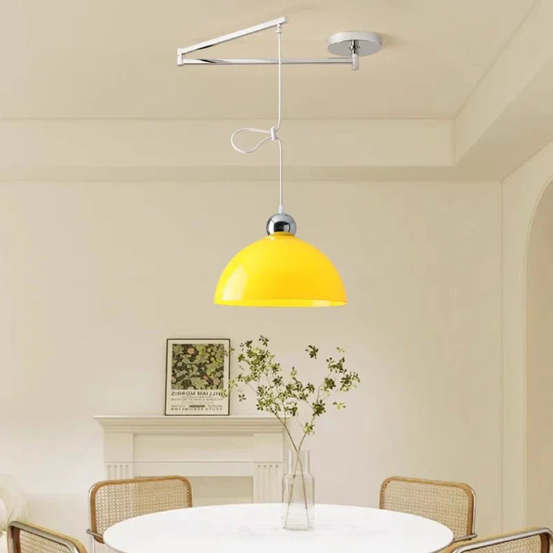 Adjustable LED Chandelier Lamps with Shiftable Arms for Kitchen Dining Room by Econiko