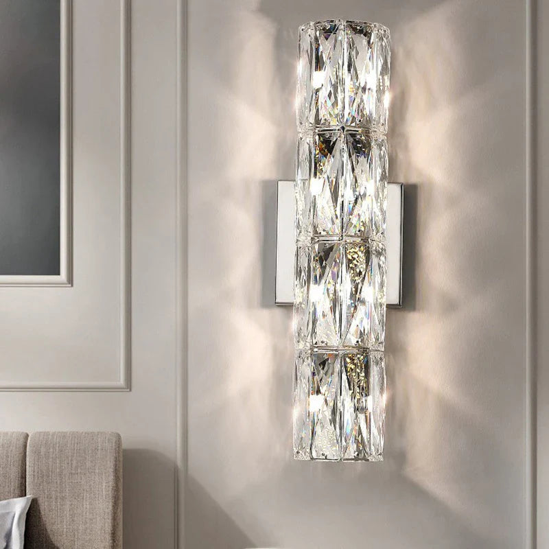 Econiko K9 Crystal LED Wall Lamp - Luxury Modern Nordic Sconces for Home Living Room