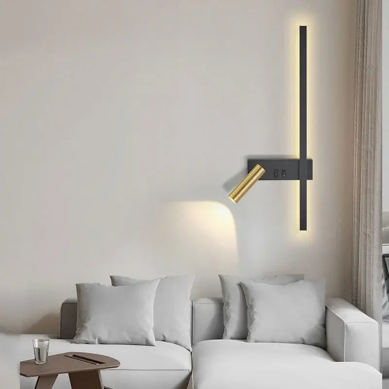 Adjustable LED Wall Sconce for Bedroom, Living Room - Econiko Wall Lamp