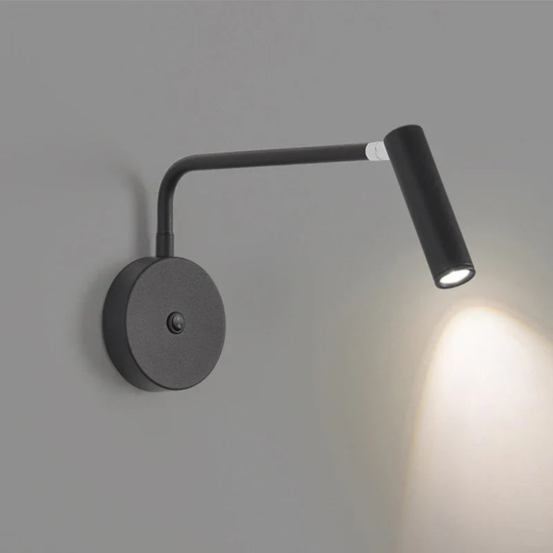 Econiko LED Wall Lamp: Nordic Modern Sconce with Adjustable Switch for Indoor Lighting