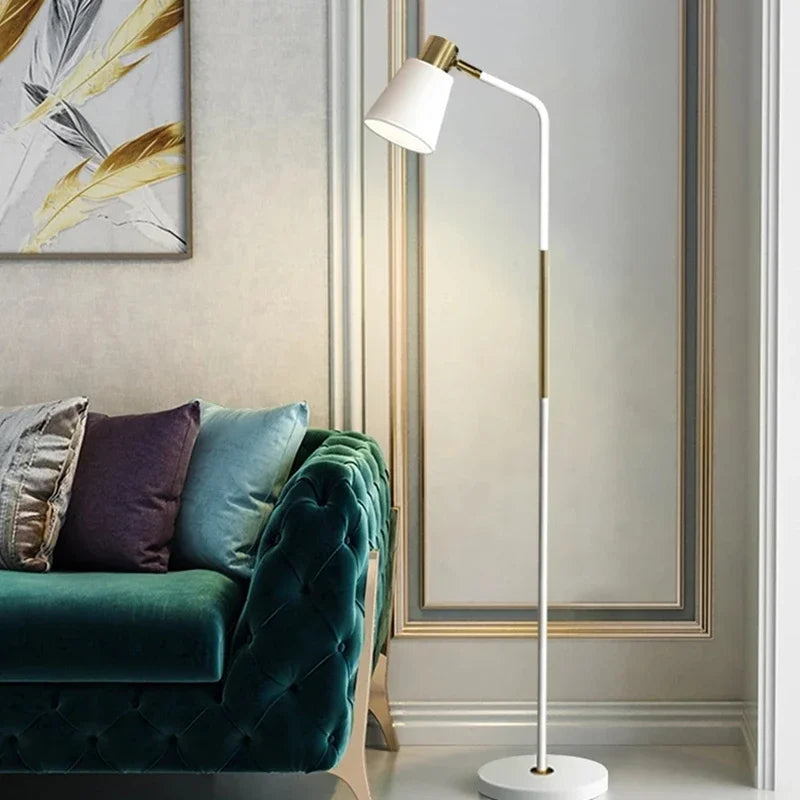 Adjustable LED Floor Lamp for Living Room Bedroom Decor, Retro Design by Econiko