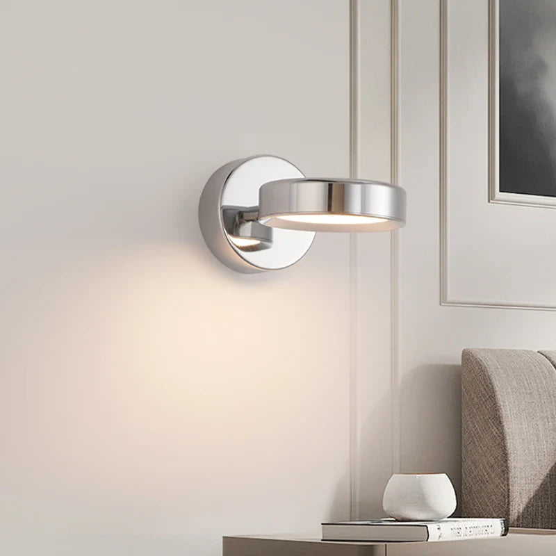 Adjustable 90 Degree Rotating Wall Lamp Reading Light Switch Fixture by Econiko