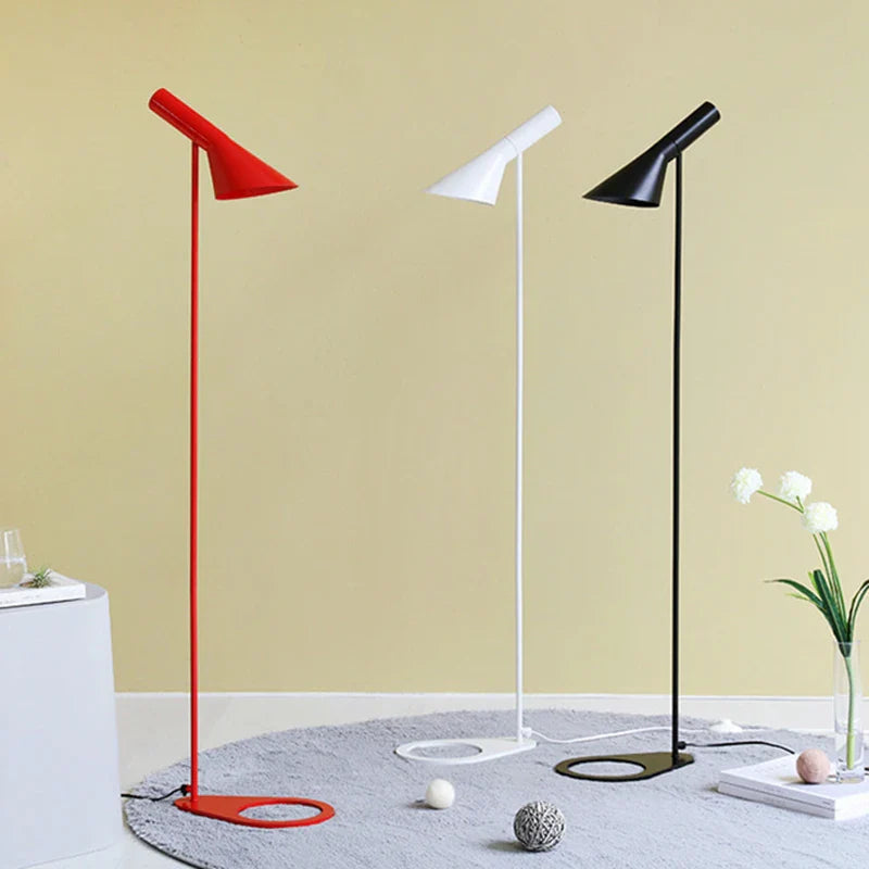 Adjustable Nordic LED Floor Lamp in Black/White for Living Room by Brand Econiko