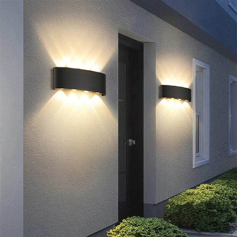 LED Wall Lamp Nordic Plastic Indoor Lighting Econiko Up Down Fixture for Living Room