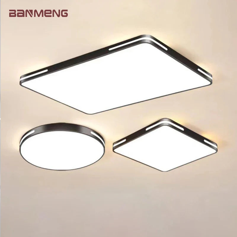 Econiko Nordic LED Ceiling Light for Modern Home Decor, 60W-192W, Living Room Bedroom Lighting