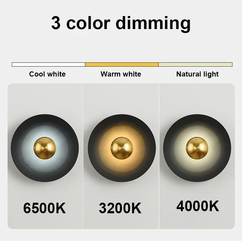 Econiko Nordic LED Wall Lamp Modern Sconce Indoor Lighting for Living Room & Bedroom