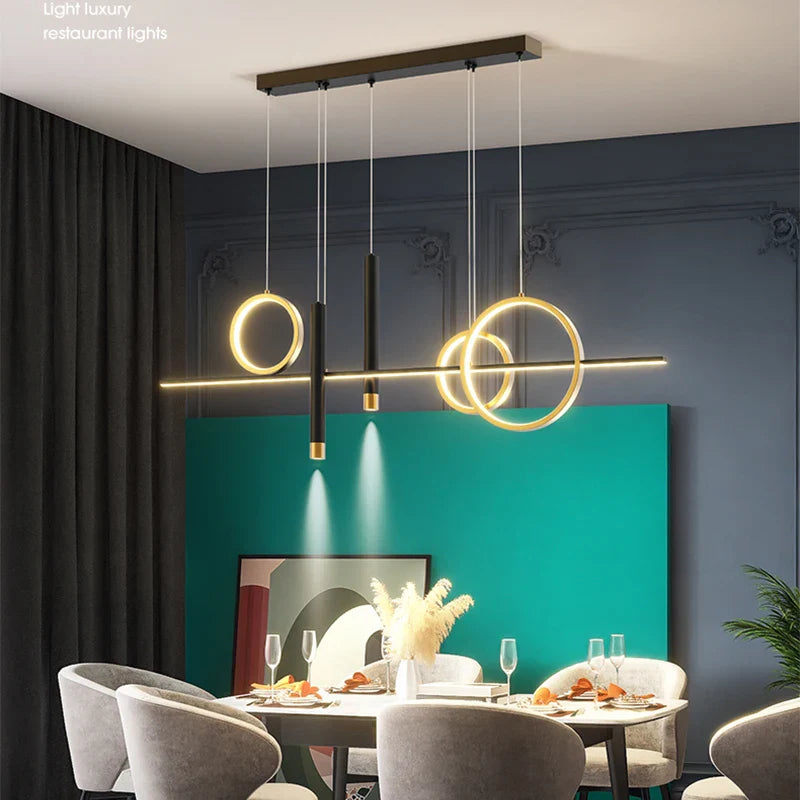 Econiko Nordic LED Chandelier Modern Pendant Light for Home Decor: indoor lighting