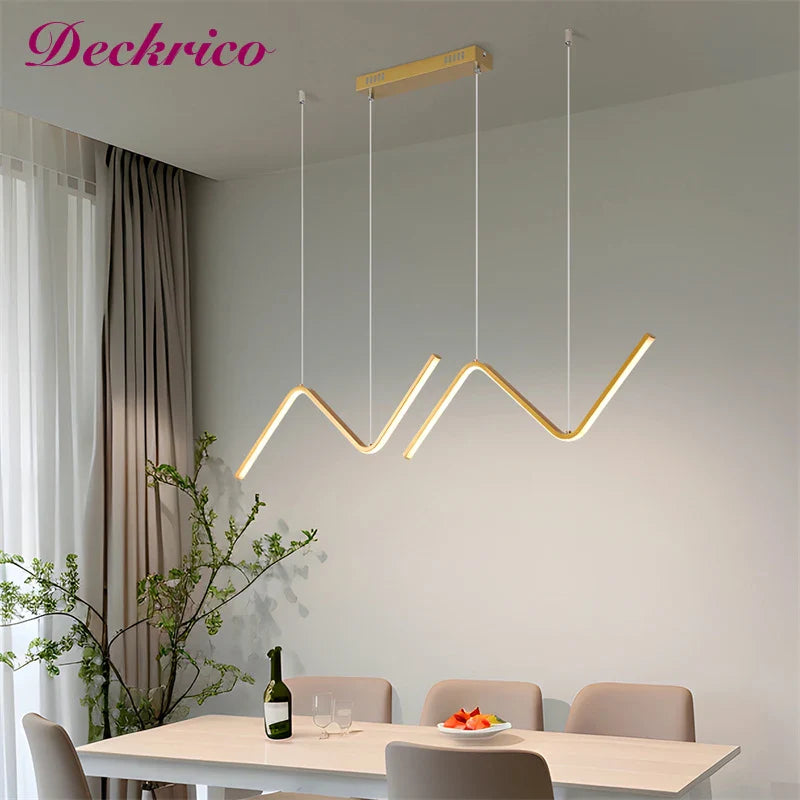 Acrylic LED Chandelier for Living Room, Dining Room, Bedroom - Econiko Luminaire Fixture