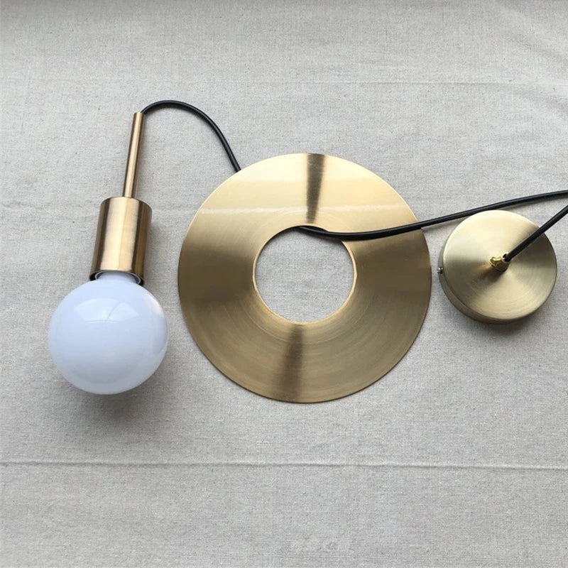 Econiko Gold Planet Pendant Light: Nordic Modern Chandelier for Bedroom, Kitchen, Living Room