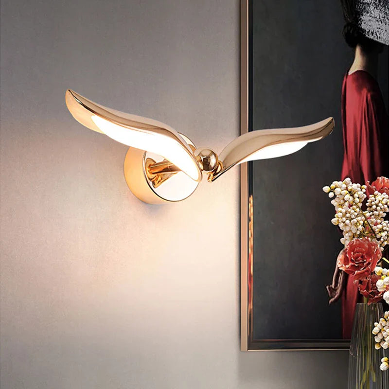 Nordic LED Seagull Wall Sconce by Econiko for Bedroom Living Room