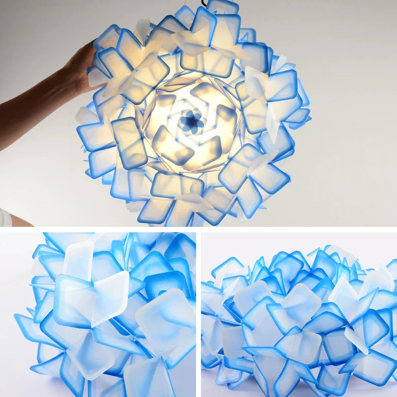 Acrylic Flowers Pendant Lights by Econiko - Nordic Loft Hanging Luminaire for Home Decor